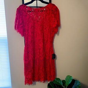 Lulu’s Red Lace XL dress